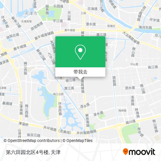 第六田园北区4号楼地图