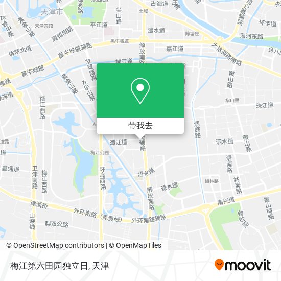 梅江第六田园独立日地图