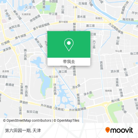 第六田园一期地图