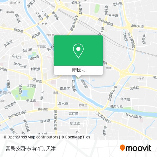 富民公园-东南2门地图