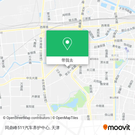 同鼎峰511汽车养护中心地图
