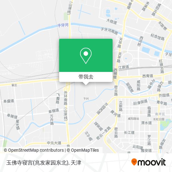 玉佛寺寝宫(兆发家园东北)地图
