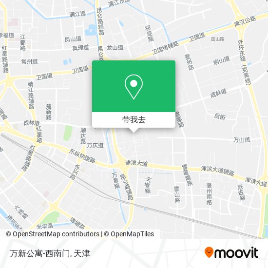 万新公寓-西南门地图