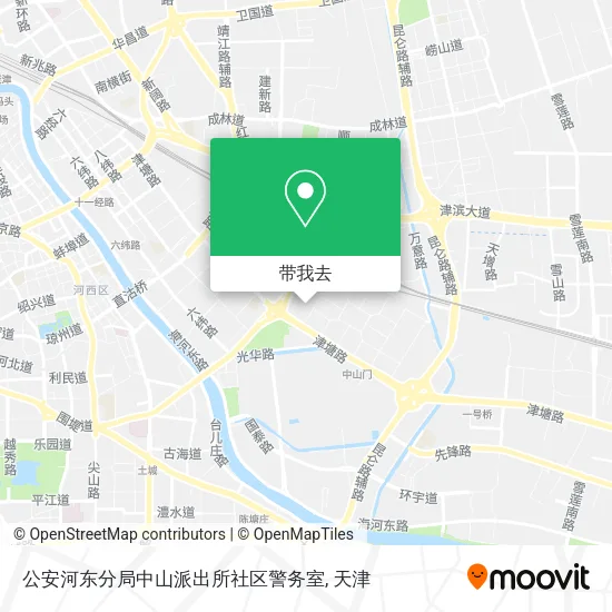 公安河东分局中山派出所社区警务室地图