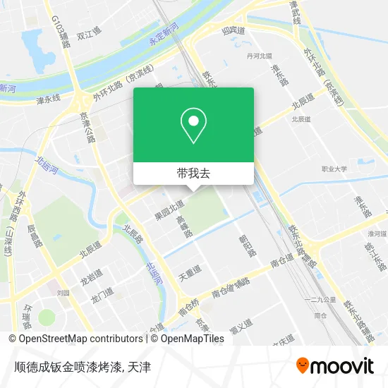 顺德成钣金喷漆烤漆地图