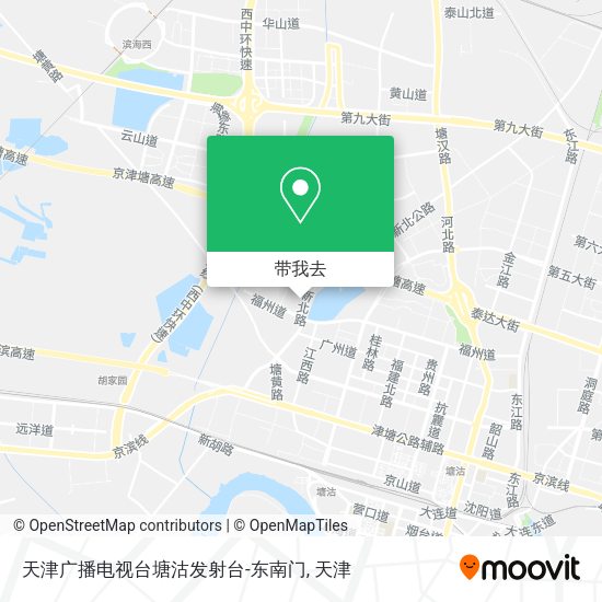 天津广播电视台塘沽发射台-东南门地图