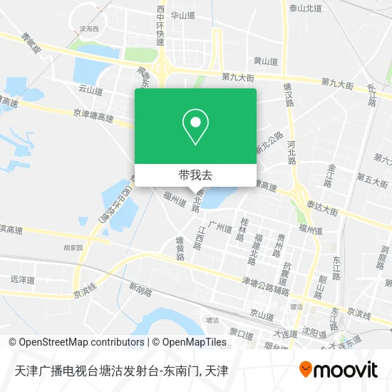 天津广播电视台塘沽发射台-东南门地图
