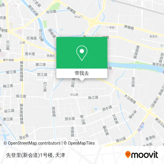 先登里(新会道)1号楼地图