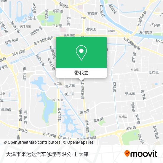 天津市来运达汽车修理有限公司地图