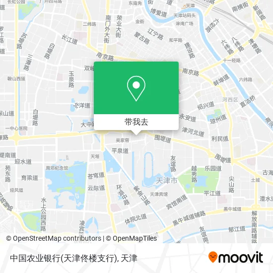 中国农业银行(天津佟楼支行)地图