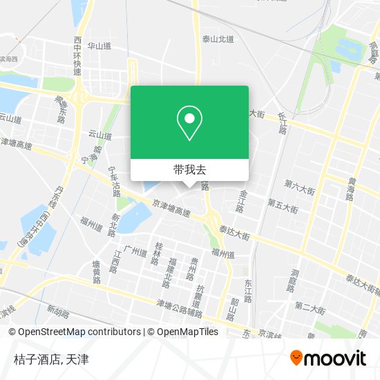 桔子酒店地图