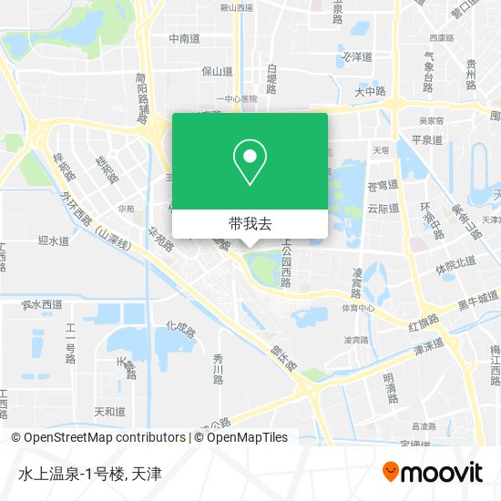 水上温泉-1号楼地图