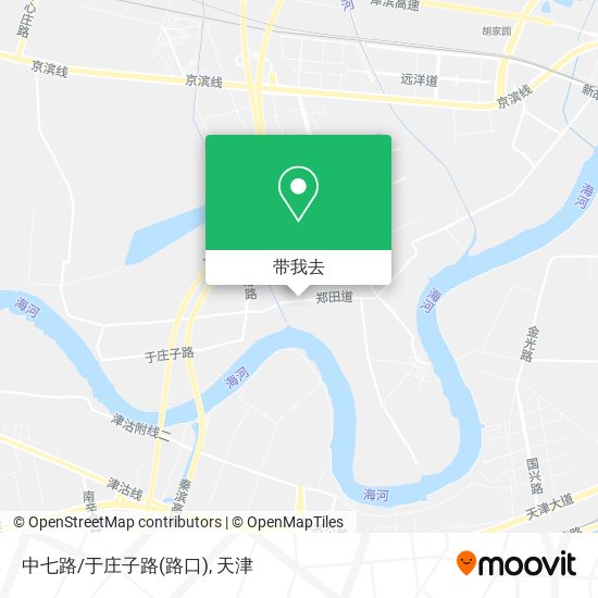 中七路/于庄子路(路口)地图
