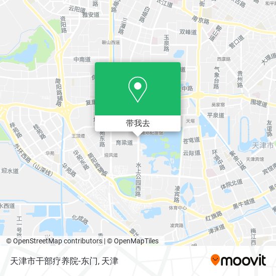 天津市干部疗养院-东门地图