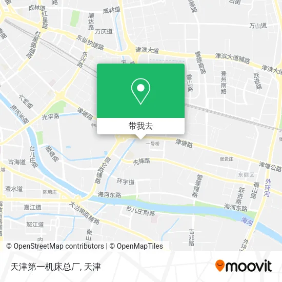 天津第一机床总厂地图