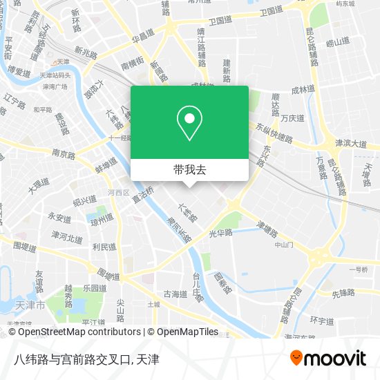 八纬路与宫前路交叉口地图