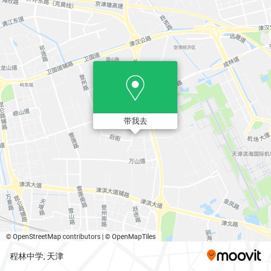 程林中学地图