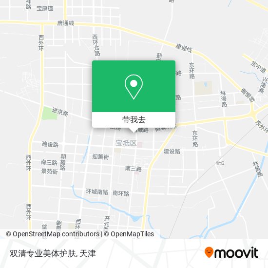 双清专业美体护肤地图