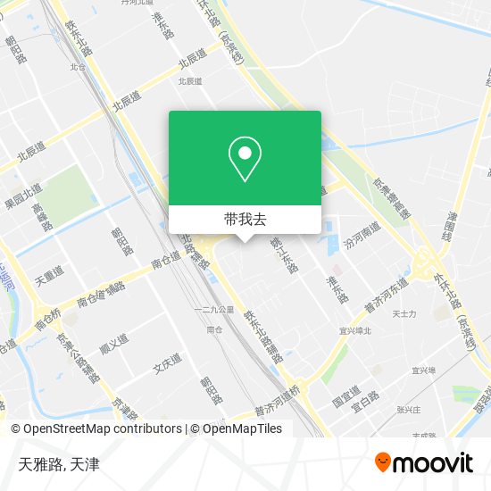 天雅路地图