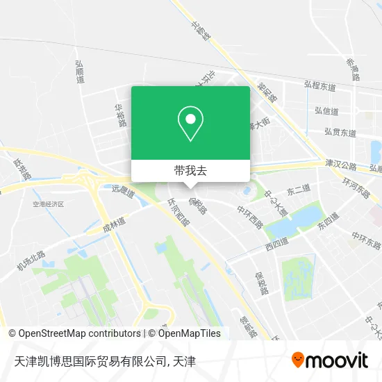 天津凯博思国际贸易有限公司地图