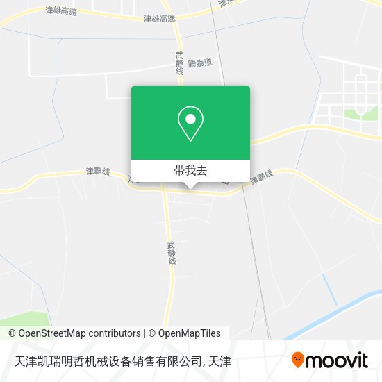 天津凯瑞明哲机械设备销售有限公司地图
