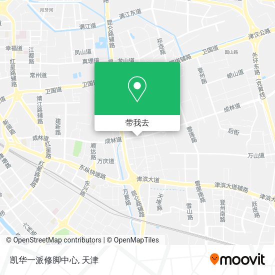 凯华一派修脚中心地图