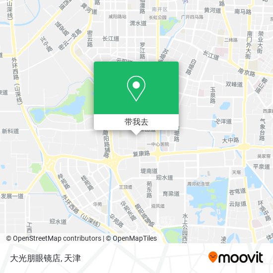 大光朋眼镜店地图