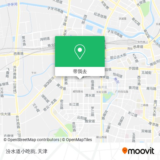 汾水道小吃街地图