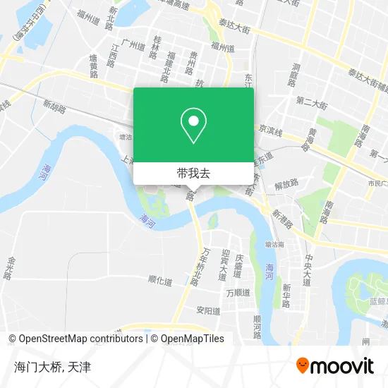 海门大桥地图