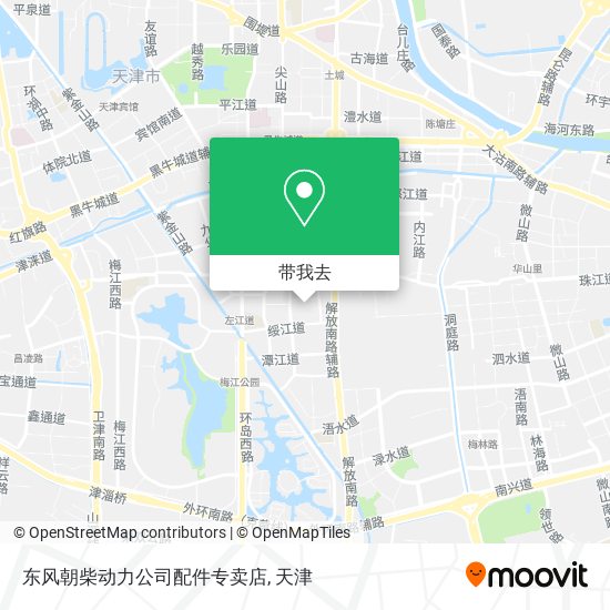 东风朝柴动力公司配件专卖店地图