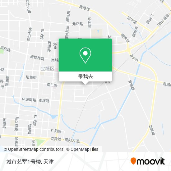 城市艺墅1号楼地图