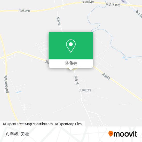 八字桥地图