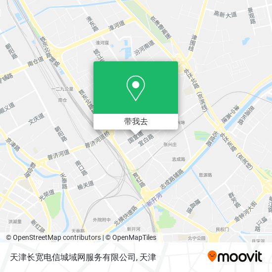 天津长宽电信城域网服务有限公司地图
