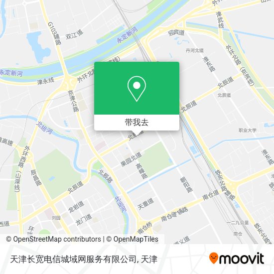 天津长宽电信城域网服务有限公司地图