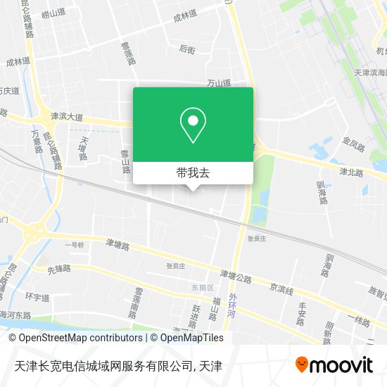 天津长宽电信城域网服务有限公司地图