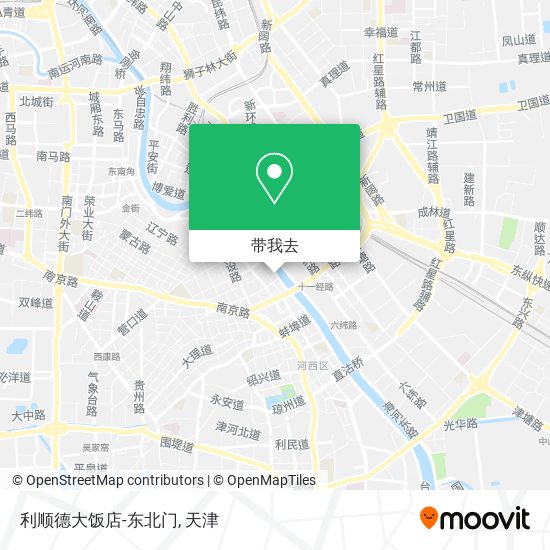 利顺德大饭店-东北门地图