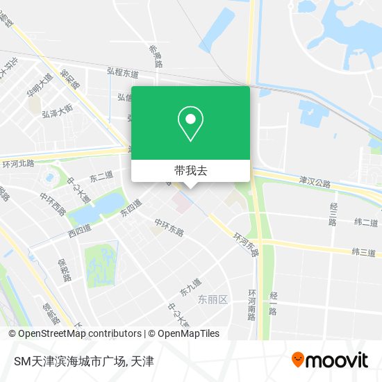 SM天津滨海城市广场地图