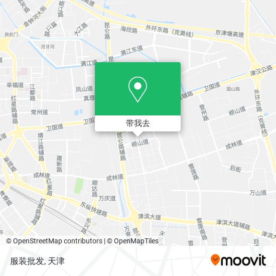 服装批发地图