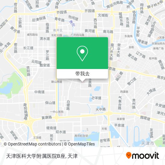 天津医科大学附属医院B座地图