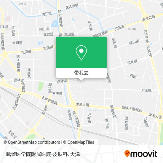 武警医学院附属医院-皮肤科地图