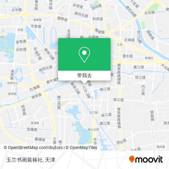 玉兰书画装裱社地图