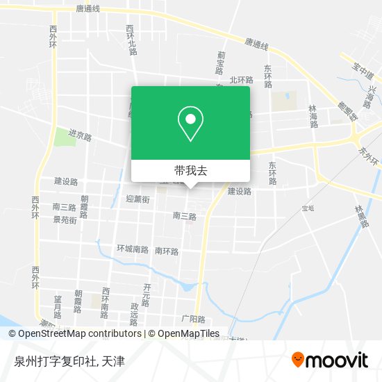 泉州打字复印社地图