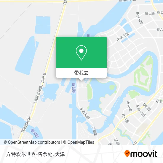 方特欢乐世界-售票处地图