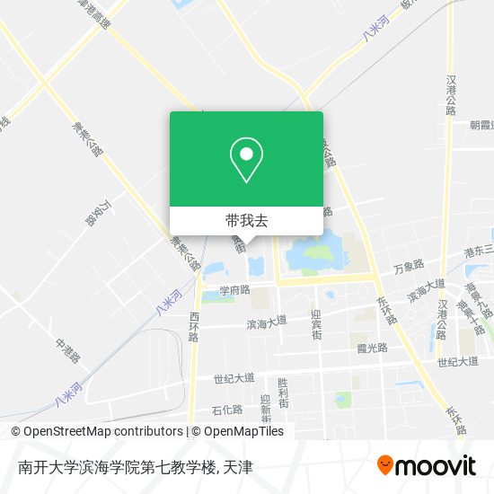 南开大学滨海学院第七教学楼地图
