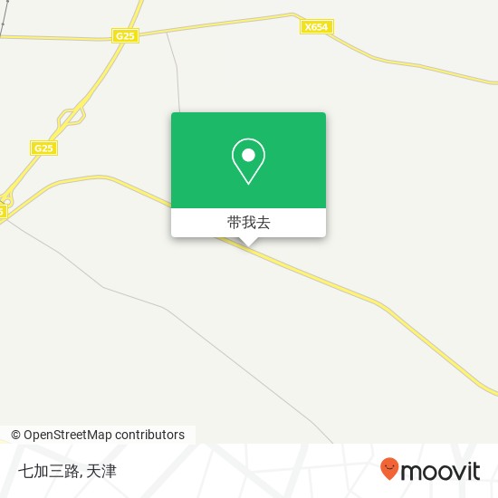 七加三路地图