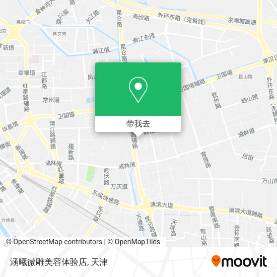 涵曦微雕美容体验店地图