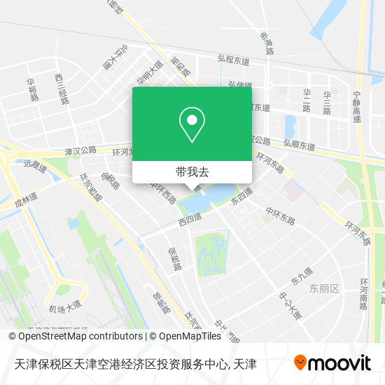 天津保税区天津空港经济区投资服务中心地图