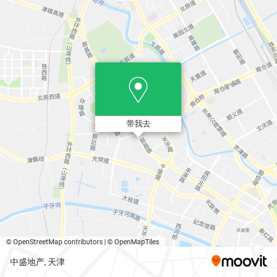 中盛地产地图