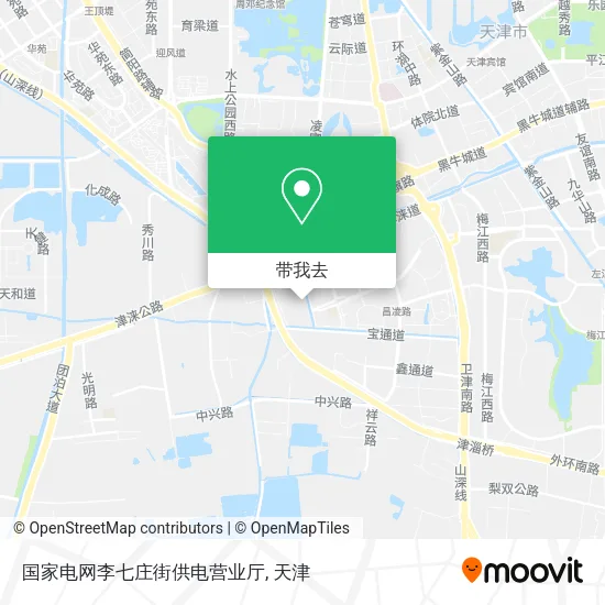国家电网李七庄街供电营业厅地图