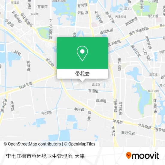 李七庄街市容环境卫生管理所地图